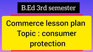 Commerce lesson plan for bed  commerce lesson plan in English   lets revise [upl. by Stern632]