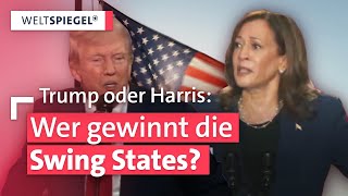 USWahl Spannend wie nie das knappe Rennen in den SwingStates  Weltspiegel [upl. by Ebocaj]