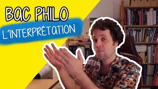 Philo Terminale  Linterprétation ancien bac [upl. by Ynattirb]