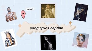 20 SONG LYRICS INSTAGRAM CAPTION IDEAS 💡 facebookpart1 [upl. by Ennovaj]