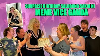 SURPRISE BIRTHDAY SALUBONG SAKIN NI MEME VICE  PETITE TV [upl. by Schild]