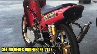 SETING BEBEK UNDERBONE 2TAK YAMAHA FIZR ROAD RACE FIZRMOTOVLOG [upl. by Pincas]