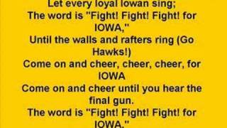 Iowa Hawkeyes  Fight Song [upl. by Dunston]