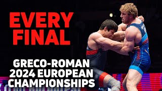 Every GrecoRoman Final  2024 European Championships [upl. by Brig96]