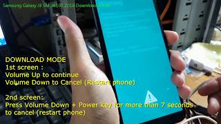 Samsung Galaxy J8 SMJ810F 2018 Download Mode [upl. by Celeste884]