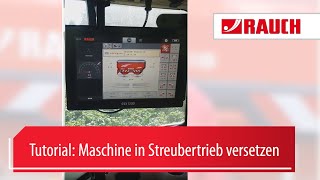 Tutorial ISOBUS 47  Streuer mit CCI 1200  Maschine in den Streubetrieb versetzen [upl. by Christine448]