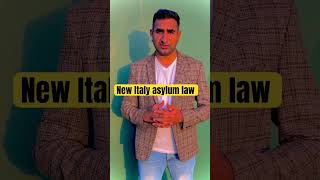 Italy asylum law feedshorts [upl. by Seale]