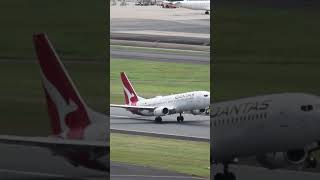 B738 Depart shorts qantas boeing 737 aviation fyp viral planespotting [upl. by Kresic]