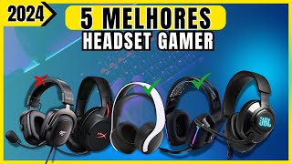 Top 5 Melhores Headset Gamer  Fone de Ouvido Gamer De 2024 Qual Headset melhor custo beneficio [upl. by Nylireg929]