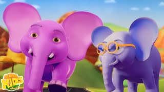 Ek Mota Hathi एक मोटा हाथी Hindi Kids Rhyme and Kindergarten Videos [upl. by Nikolaus]