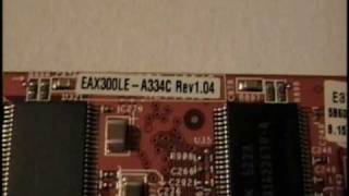 V2 Tech Video View  ASUS EAX300LE 128MB PCIE Video Card [upl. by Nicoline]