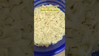 Quick  Alfredo  pasta food shortsviral youtube  cut and cook [upl. by Anaigroeg835]