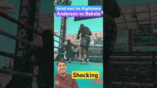 Jared met his Nightmare Anderson vs Bakole boxing highlights shortsvideo [upl. by Ecnirp890]