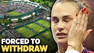 Sabalenka Withdraws from Wimbledon 2024  Tennis News [upl. by Renell12]