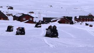 Bombardier Snowmobile Eidsbugarden påsken 2014 [upl. by Anivad]