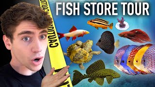 CRAZY FISH  REPTILE STORE TOUR [upl. by Gnoh]