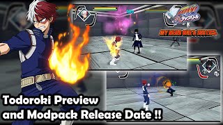 Todoroki preview and Release Date MHA One Justice Mod For Katekyoo Hitman reborn Tag Battle PPSSPP [upl. by Fuchs]