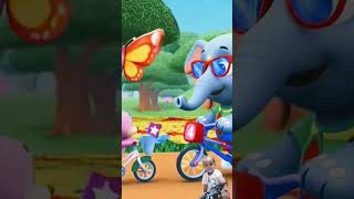 short trending viral cartoon video 😍🥰 kids song elephant [upl. by Bryn88]