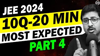 JEE 2024  NTAs 10 Most Repeated Questions Part 4  Revise 40 Marks in 20min  Eduniti  Mohit Sir [upl. by Kosse]