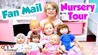 👶🏼 My Reborns Nursery Room Tour amp Fan Mail [upl. by Ankney695]