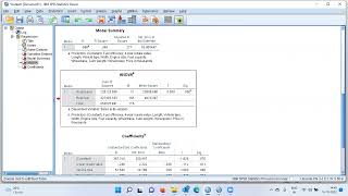 Stepwise Regression in SPSS [upl. by Pammy]