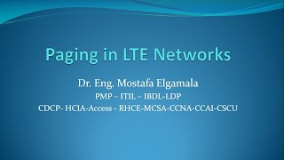 paging procedure in LTE [upl. by Nortyad848]