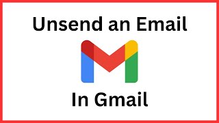 How to unsend an email in gmail [upl. by Ivonne]