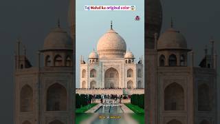 Taj Mahal ka Original color kya hai 😱 facts dastan amazingfacts shorts [upl. by Enawtna546]