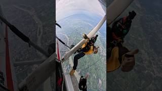 Skydiving  Thrilling joyride in air youtube youtubeshorts skydiving hittvfun fun adventure [upl. by Hsima601]