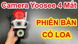 Kết Nối Camera Yoosee 4 Mắt  Cách Lắp Đặt Sử Dụng Camera Yoosee 4 Mắt 3 Màn Hình CÓ CÒI BÁO ĐỘNG [upl. by Saiff]