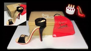 FONDANT HIGH HEEL SHOE CAKE TOPPER  GIVEAWAY [upl. by Aicilegna145]