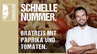 Schnelles BratreisRezept mit Paprika und Tomaten von Steffen Henssler [upl. by Ventre]