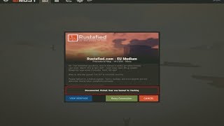 RUST PVP  BANNED FROM RUSTAFIED SERVERS FOR RECOIL SCRIPTING [upl. by Walston]