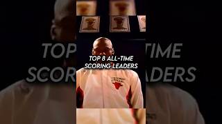 Top 8 alltime scoring leaders shorts nba michaeljordan lebronjames scoring viral [upl. by Dreddy]