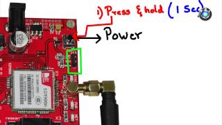 GSM SIM 900A serial interface [upl. by Eromle810]