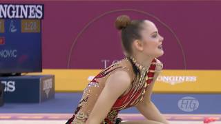 2019 Rhythmic Worlds Baku AZE – Sabina ZALESAKOVA CZE qualifications Clubs [upl. by Haldi781]