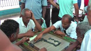 Chess and dominoes played on Parque Serrano in Santiago de Cuba [upl. by Tannenbaum]