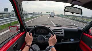 POV  1995 Fiat Cinquecento Sporting  Acceleration [upl. by Vergil]