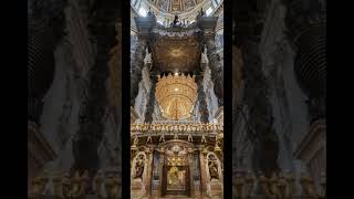 St Peters Basilica in the Vatican vaticancity basilica rome italy italianarchitecture pope [upl. by Colt]