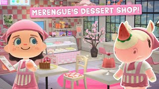 Merengue’s Dessert Cafe Speed Build 💕 ACNH Happy Home Paradise [upl. by Enala857]