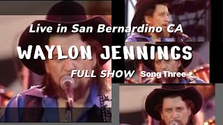 Waylon Jennings Live  1983  US Festival CA  Full Show Song 3 [upl. by Turro949]