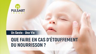 Le geste qui sauve quand votre bébé sétouffe [upl. by Jamison]