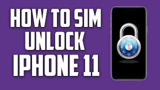 How To Sim Unlock iPhone 11 Pro Max [upl. by Frieder]