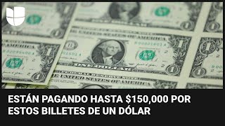 Revisa tu cartera estos billetes de un dólar se venden hasta por 150000 [upl. by Siaht]