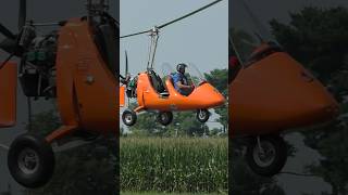 GyroCopter landing  Mentone Indiana [upl. by Lais]