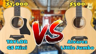 Guitar Showdown Taylor GS Mini VS Alvarez Little Jumbo [upl. by Alley812]