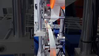 Full automatic hang tag making machine with hot foil and auto packingmachinefullautomatic garment [upl. by Silra]