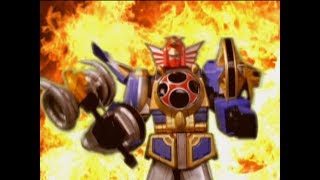 Storm Megazord Ram Hammer Finisher  Power Sphere 2  Ninja Storm  Power Rangers Official [upl. by Joh]