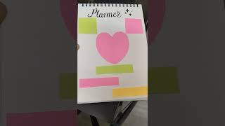 Planner ideas  journal ideas  sticky notes art  sticky notes hacks youtubeshorts art [upl. by Nyleahcim]