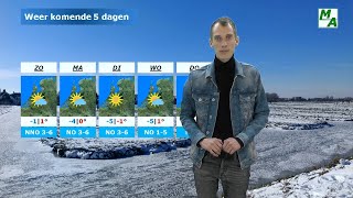 Wisselvallig gaat eindelijk verdwijnen Zonneschijn winterse kou én ijsdagen zijn in aantocht [upl. by Fanni479]